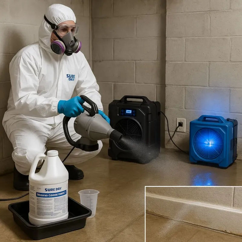 Sanitization and Odor Removal process in Johnston City, IL