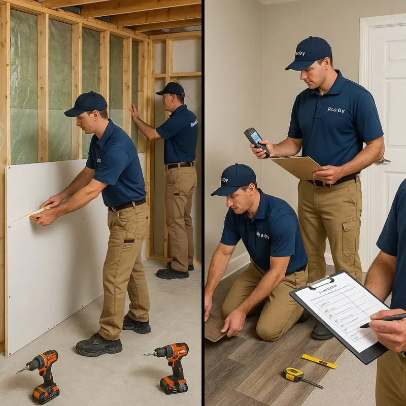 Repairs and Reconstruction process in Johnston City, IL